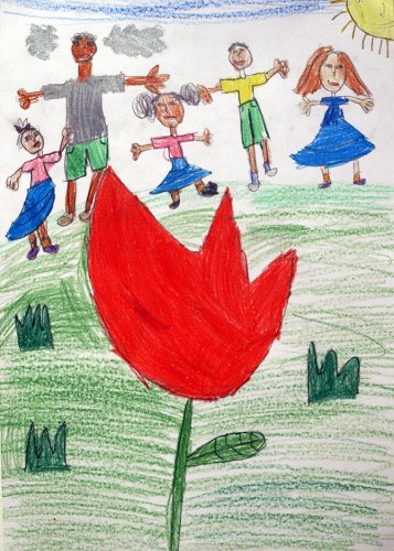 Premios del III Concurso Abulense Dibujos por la Vida, organizado por Ávila por el Derecho a Vivir. Ganadora en la categoría de 5 a 7 años: Elena Vaillant de la Puente (5 años). 25 mayo.