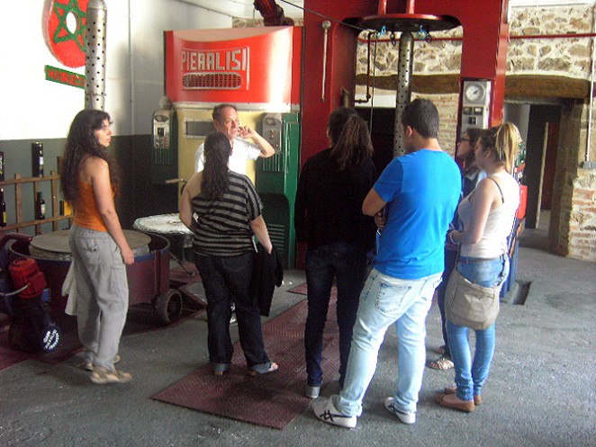 Comienzo del primer curso de asistentes técnicos en olivicultura en el Museo del Aceite de los Países Mediterráneos y Oleoteca, en Santa Cruz del Valle. 8 de junio.