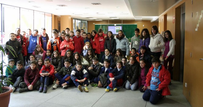 Alumnos del CEIP Gran Duque de Alba, de Piedrahíta, y del CRA Fuenteadaja, de Muñana, a través del CRIE Naturávila, han acudido al Centro Internacional de Tecnologías Avanzadas de la Fundación Sánchez Ruipérez. 30 enero.