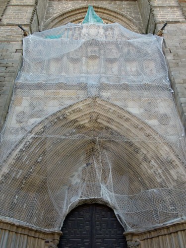 Fachada norte de la Catedral de Ávilla.