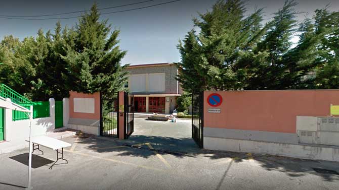 IES Sánchez-Albornoz, en El Tiemblo.