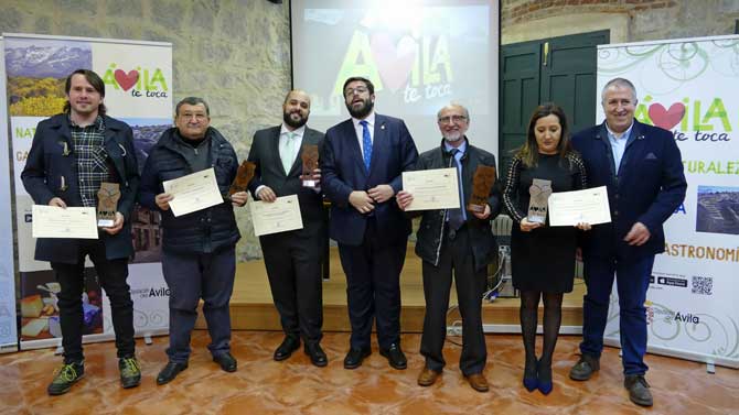 Entrega de los Premios de Turismo de la Diputación de Ávila 2018.