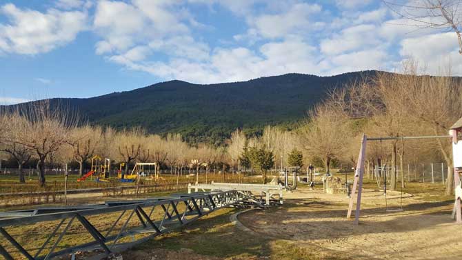 Soterraniento de cableado en el paraje La Aliseda de Sotillo.