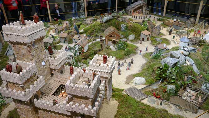 Belén en la Diputación de Ávila.