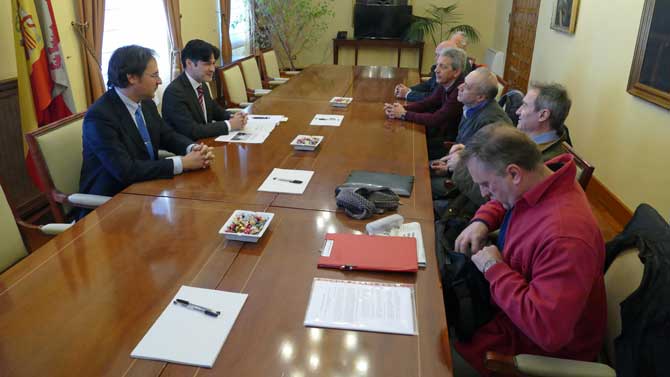Ruenión del subdelegado del Goberno de Ávila con el Comité de Empresa de ADIF.