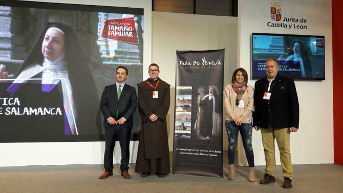 Presentación de un vídeo de De la Cuna al Sepulcro en Fitur.