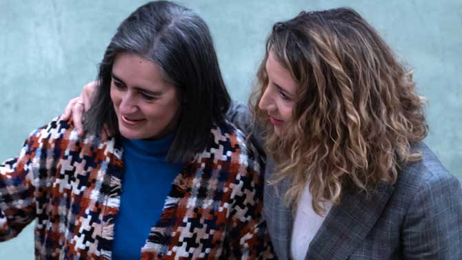 Sonsoles Sánchez-Reyes y Alicia García.