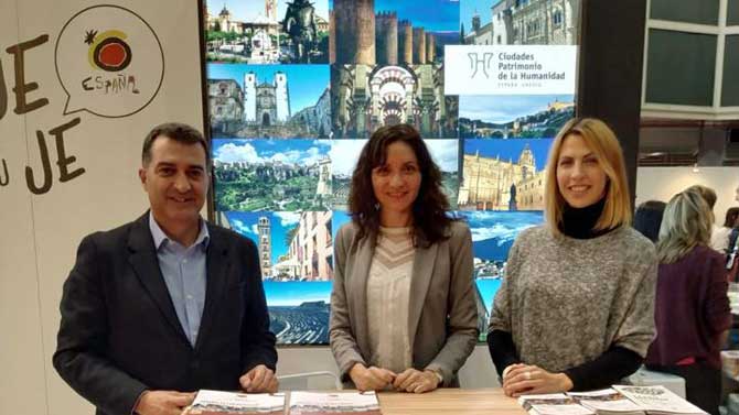 Ciudades Patrimonio en la Feria de Turismo Vakantiebeurs, en Utrecht.