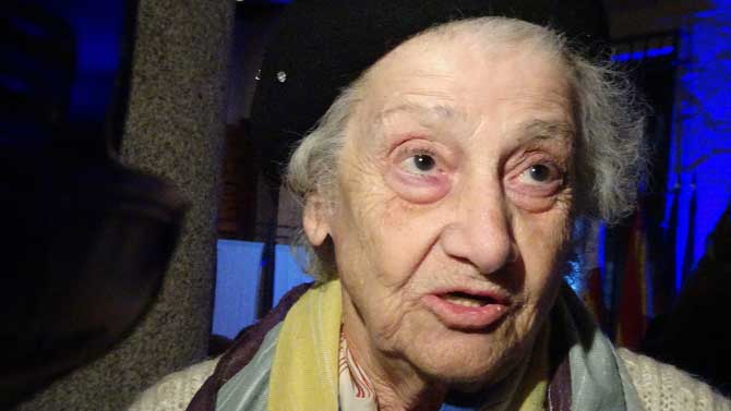 Annette Cabelli, superviviente del Holocausto. pensaba que era imposible salir de ese infierno” Día de la Memoria del Holocausto.