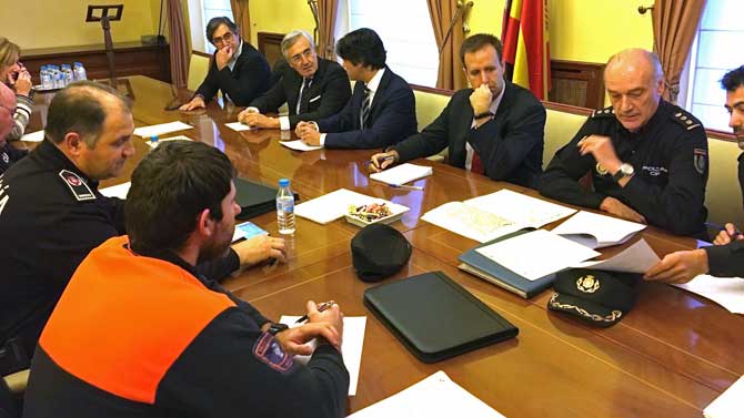 Junta de Seguridad con motivo de la cablagata.