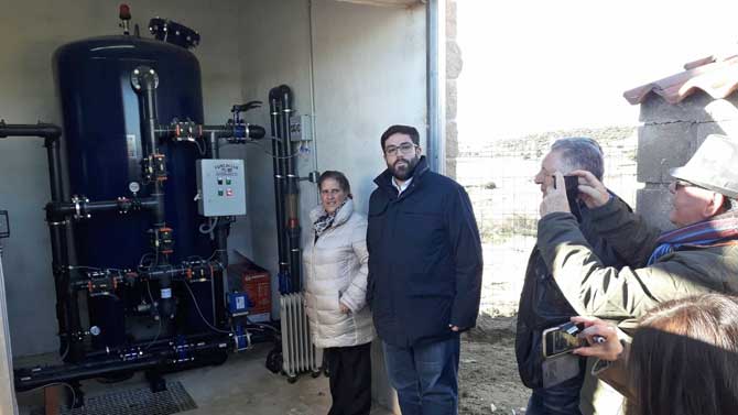 Puesta en marcha de la nueva potabilizadora de Muñico.
