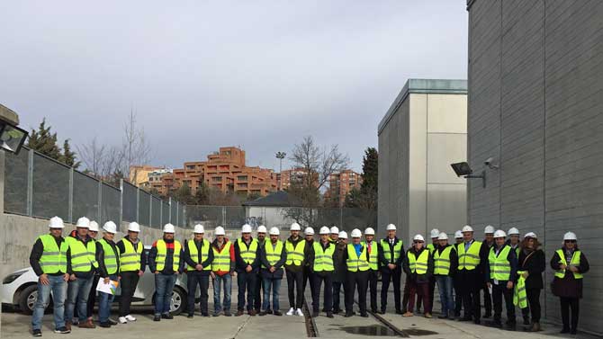 Jornada de Iberdrola para cuerpos de seguridad en la subestación de Ávila.