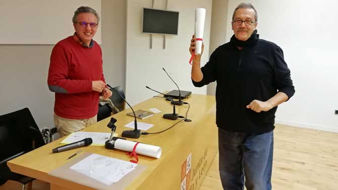 Entrega de premios del certamen de fotograf&iacute;a de &Aacute;vila Abierta.