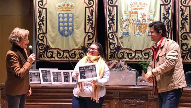 Entrega de los premios de decoración navideña en Las Navas.