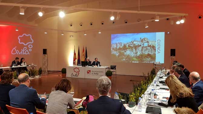 Las Ciudades Patrimonio en la reunión Prefitur en Ávila.