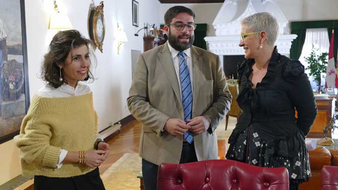 El presidente de la Diputación en la presentacón del Congreso Alimentario de Castilla y León.