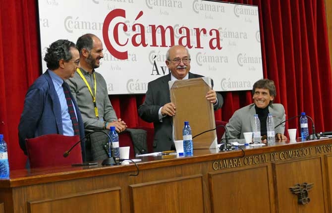 Jos&eacute; Luis Guti&eacute;rrez Robledo en un reciente homenaje.