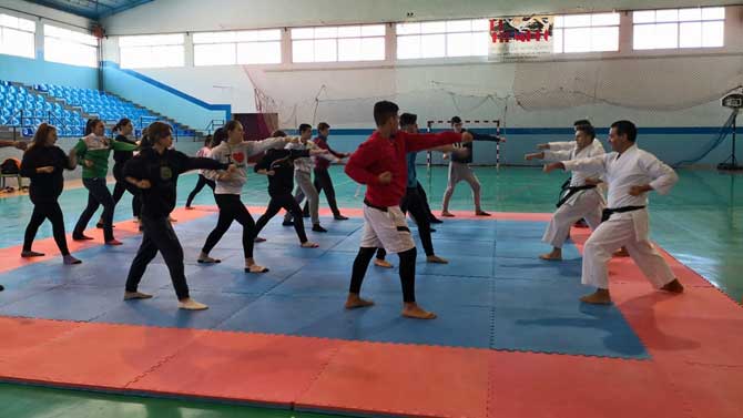 Multideporte en los Juegos Escolares en El Tiemblo.