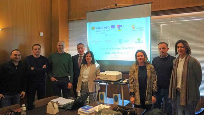Reuni&oacute;n de seguimiento en Zamora del proyecto europeo Competic.