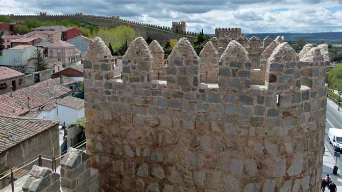 Tramo de la muralla que será visitable.