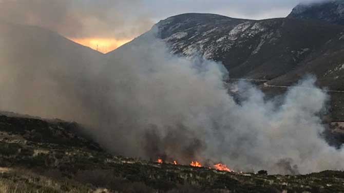 Incendio en Serranillos. Foto: @AT_BRif.