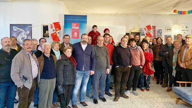 Acto del PSOE de Candeleda.