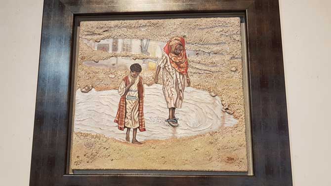 Cuadro de Jesús Hernández sorteado por Apavi.