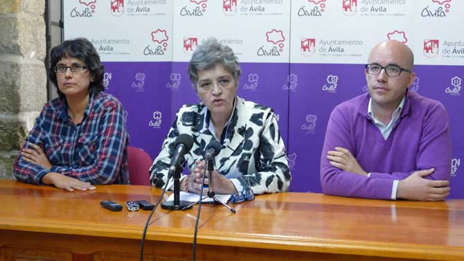 Concejales de IU en el Ayuntamiento, entre ellos López Casillas.