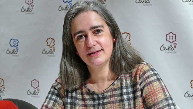 Sánchez-Reyes en la presentación de unas jornadas sobre de filosofía.