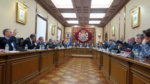 Pleno de enero en la Diputación de Ávila.