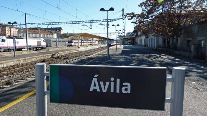 Estación ferroviaria de Ávila.