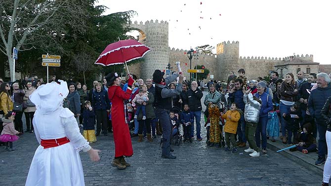 Desfile de Carnaval en Ávila en 2019.