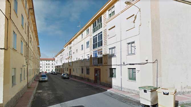 Calle Virgen de Valsordo en el barrio de La Cacharra.