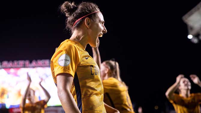 Vero Boquete en el Utah Royals.