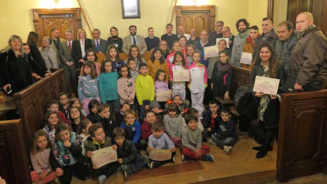 Premiados en los concursos de Navidad.