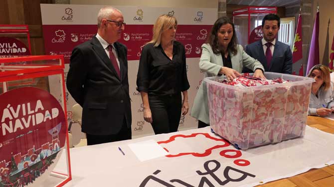 Sorteo de la campaña de comercio de Navidad.