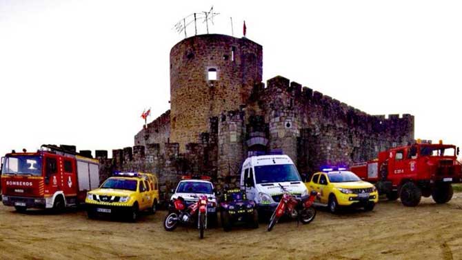 Vehículos de Protección Civil de La Adrada.