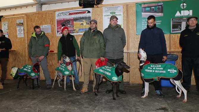 Participantes en la semifinal del Nacional de Galgos.