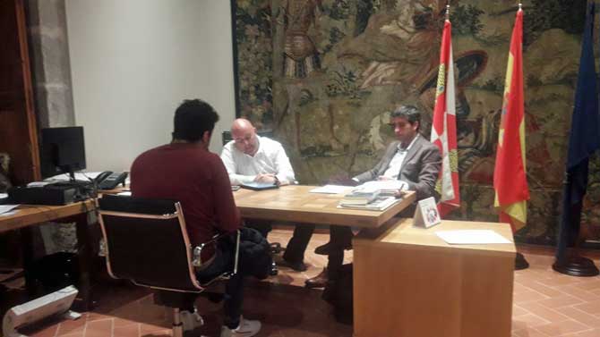 Reunión de Ciudadanos con el director del Real Ávila.