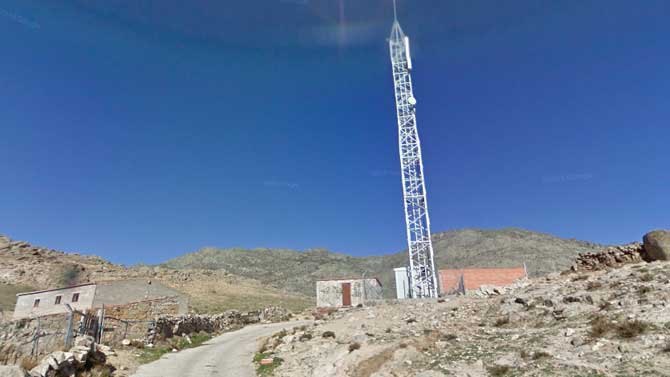 Antena en San Juan del Molinillo.