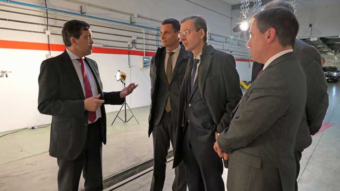 Visita a Cesvimap del consejero de Empleo, Germ&aacute;n Barrios.