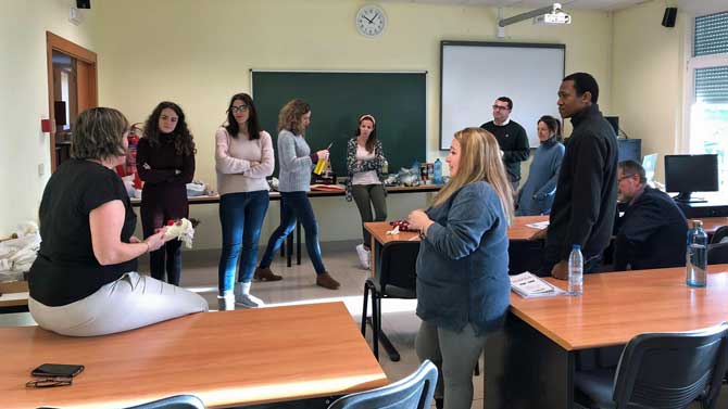 Jornada educativa en la UCAV.
