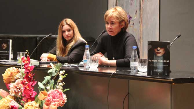 Gemma Orgaz y Pilar Cernuda en el ciclo 'Literarios'.