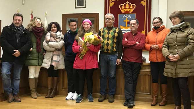 Homenaje a Lucía Sánchez, subcampeona de España de parakarate.