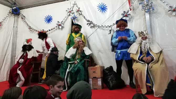 Los Reyes Magos en El Hornillo.