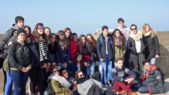 Imagen de archivo de un intercambio.