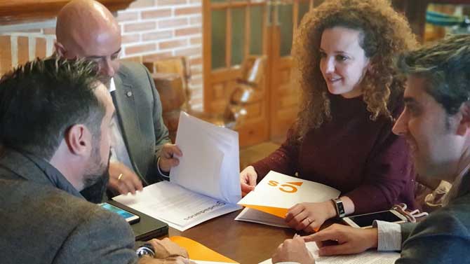 Concejales de Ciudadanos en Ávila y Segovia.