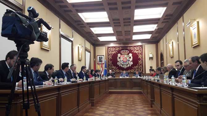 Pleno de enero en la Diputación.