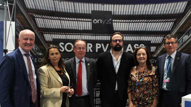 Álvaro Beltrán (tercero derecha) en la COP25.