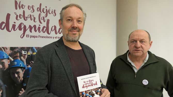 Abraham Canales y Manuel Candil, de HOAC &Aacute;vila.